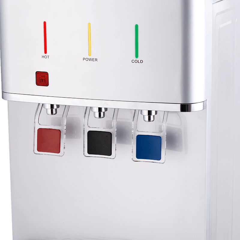 YR-2509/YLR-2509/YLR-2509Y Sølv lodret vanddispenser med tre udløb YR-2509/YLR-2509/YLR-2509Y Sølv lodret vanddispenser med tre udløb