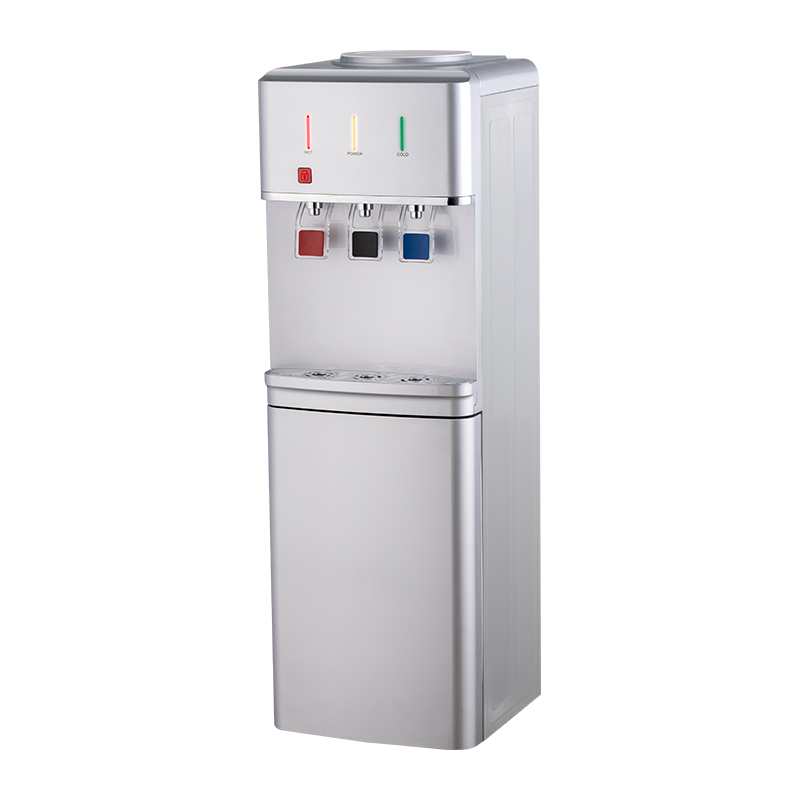 YR-2509/YLR-2509/YLR-2509Y Sølv lodret vanddispenser med tre udløb YR-2509/YLR-2509/YLR-2509Y Sølv lodret vanddispenser med tre udløb